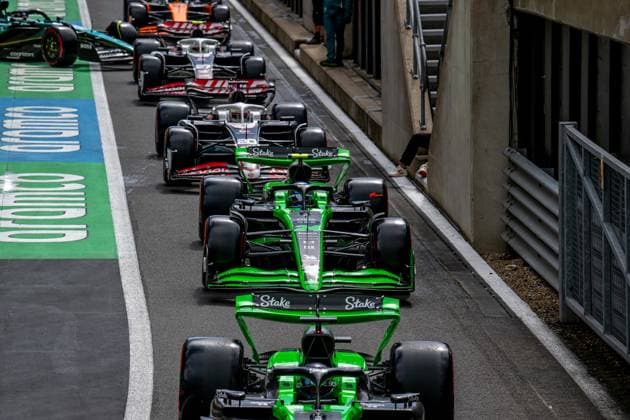 SILVERSTONE, UNITED KINGDOM: Valtteri Bottas, racing for the Stake F1 Team team during the 2024 Formula 1 British Grand Prix at the Silverstone Circuit in Silverstone, United Kingdom