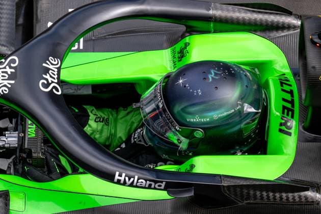 SILVERSTONE, UNITED KINGDOM: Valtteri Bottas, racing for the Stake F1 Team team during the 2024 Formula 1 British Grand Prix at the Silverstone Circuit in Silverstone, United Kingdom