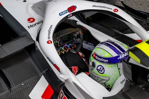 SILVERSTONE, UNITED KINGDOM: Nico Hulkenberg, racing for the Haas F1 team during the 2024 Formula 1 British Grand Prix at the Silverstone Circuit in Silverstone, United Kingdom