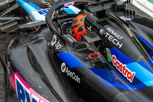 SILVERSTONE, UNITED KINGDOM: Esteban Ocon, racing for the Alpine team during the 2024 Formula 1 British Grand Prix at the Silverstone Circuit in Silverstone, United Kingdom