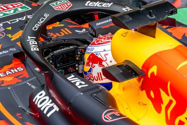 SILVERSTONE, UNITED KINGDOM: Max Verstappen, racing for the Red Bull Racing team during the 2024 Formula 1 British Grand Prix at the Silverstone Circuit in Silverstone, United Kingdom