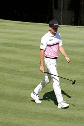 SILVIS, IL - JULY 06: Amateur golfer Luke Clanton walks the 18th hole during the third round of the John Deere Classic on July 6,2024, at the TPC Deere Run in Silvis, Illinois. (Photo by Brian Spurlock Icon Sportswire) GOLF: JUL 06 PGA, Golf Herren John Deere Classic EDITORIAL USE ONLY Icon24070634