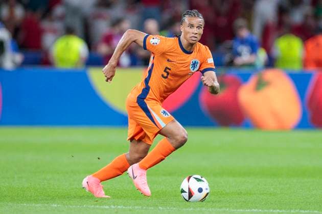 UEFA EURO 2024 Netherlands Turkey 06 07 2024 Nathan Ake Netherlands, 5 UEFA EURO 2024 quarter-final Netherlands Turkey Olympiastadion Berlin, Berlin on 06 07 2024 Copyright: xBEAUTIFULxSPORTS Meuselx