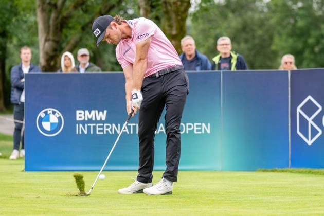 Freddy Schott, tee shot, BMW International Open 2024, Golf, 07 07 2024 Munich Bavaria Germany Copyright: xkolbert-press UlrichxGamelx