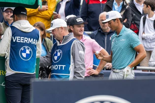 Freddy Schott on the tee, BMW International Open 2024, Golf, 07 07 2024 Munich Bavaria Germany Copyright: xkolbert-press UlrichxGamelx