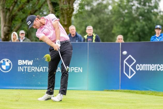 Freddy Schott, tee shot, BMW International Open 2024, Golf, 07 07 2024 Munich Bavaria Germany Copyright: xkolbert-press UlrichxGamelx