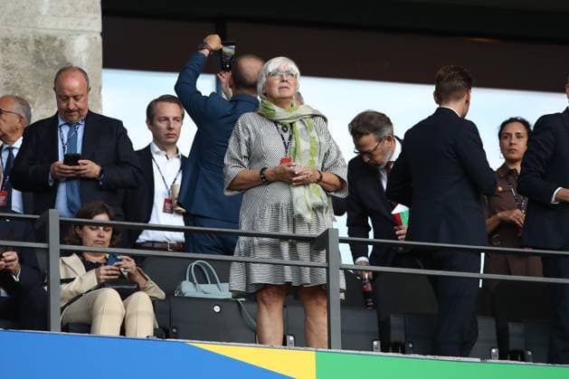 06 07 2024, xtgx, European Football Championship 2024 1 4 Final, Netherlands Turkey emspor, v l Claudia Roth Gruene DFL DFB REGULATIONS PROHIBIT ANY USE OF PHOTOGRAPHS as IMAGE SEQUENCES and or QUASI VIDEO Berlin