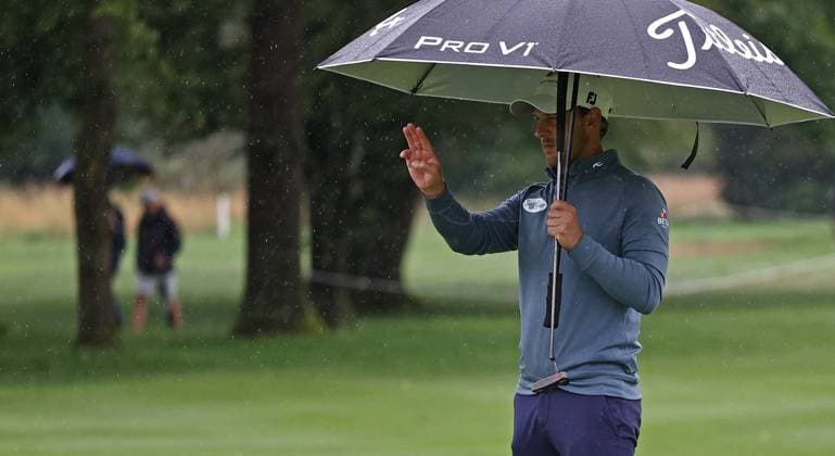 GOLF - BMW International Open 2024 MUNICH,GERMANY,07.JUL.24 - GOLF - DP World Tour, BMW International Open, GC Eichenried. Image shows Lukas Nemecz (AUT).  GEPAxpictures xThomasxBachun