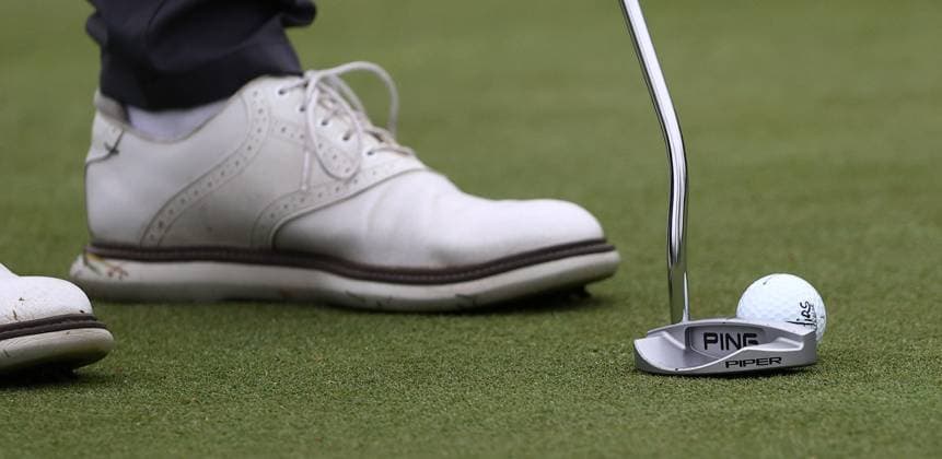 GOLF - BMW International Open 2024 MUNICH,GERMANY,07.JUL.24 - GOLF - DP World Tour, BMW International Open, GC Eichenried. Image shows a feature with a golf ball.  GEPAxpictures xThomasxBachun