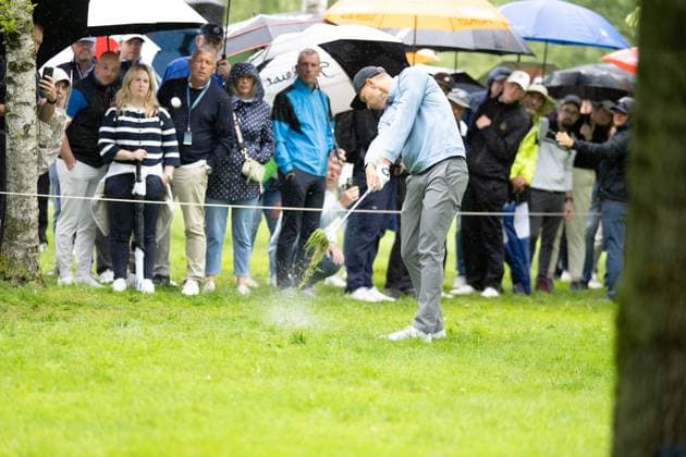 Matti Schmid, Golf club full of grass, BMW International Open 2024, Golf, 07 07 2024 Munich Bavaria Germany Copyright: xkolbert-press UlrichxGamelx