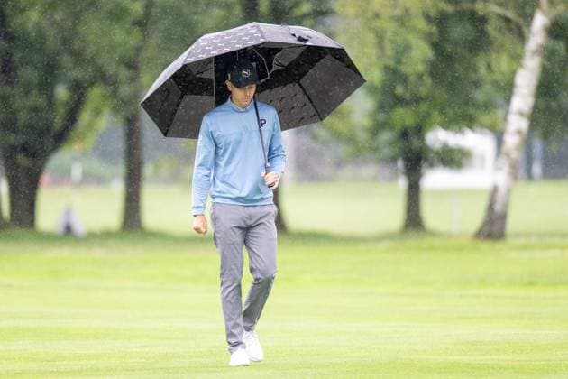 Matti Schmid on his way to the green, introverted, BMW International Open 2024, Golf, 07 07 2024 Munich Bavaria Germany Copyright: xkolbert-press UlrichxGamelx