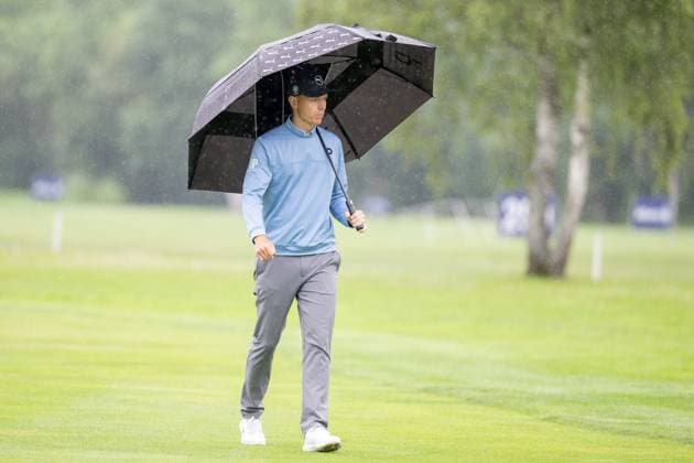 Matti Schmid on his way to the green, introverted, BMW International Open 2024, Golf, 07 07 2024 Munich Bavaria Germany Copyright: xkolbert-press UlrichxGamelx