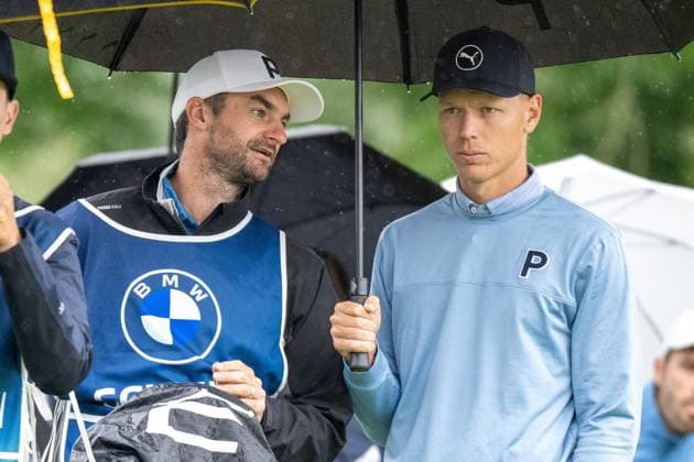 Matti Schmid with a critical eye, BMW International Open 2024, Golf, 07 07 2024 Munich Bavaria Germany Copyright: xkolbert-press UlrichxGamelx
