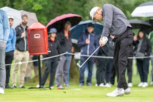 Jeremy Paul teeing off, BMW International Open 2024, Golf, 07 07 2024 Munich Bavaria Germany Copyright: xkolbert-press UlrichxGamelx