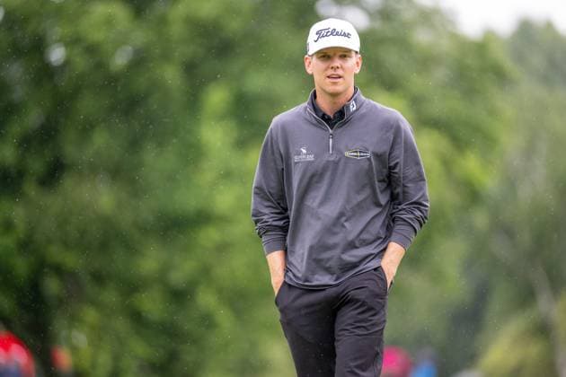 Jeremy Paul, after he has holed out, satisfied, BMW International Open 2024, Golf, 07 07 2024 Munich Bavaria Germany Copyright: xkolbert-press UlrichxGamelx
