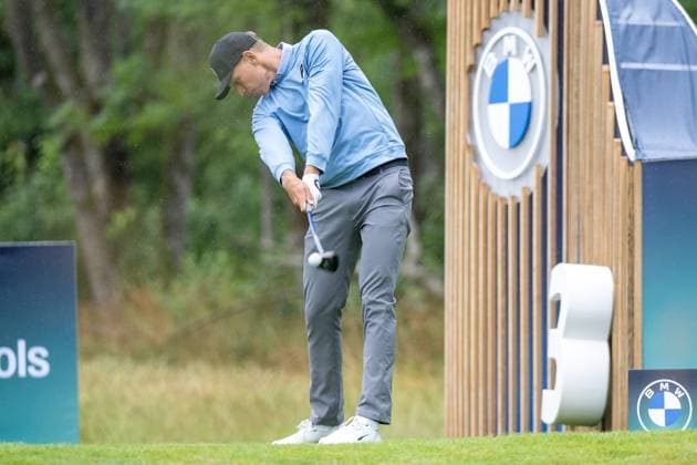 Matti Schmid tees off, BMW International Open 2024, Golf, 07 07 2024 Munich Bavaria Germany Copyright: xkolbert-press UlrichxGamelx