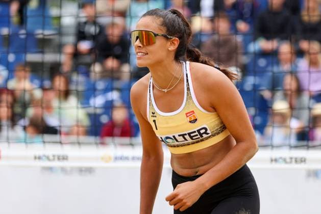 Beach volleyball, Beachvolleyball - Pro Beach Battle Masters SEEWALCHEN,AUSTRIA,07.JUL.24 - BEACH VOLLEYBALL - Beach Volleyball Tour PRO, Pro Beach Battle Masters Litzlberg. Image shows Shana Zobrist (SUI).  GEPAxpictures xMathiasxMandl