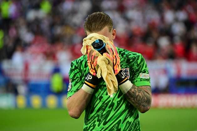 Jordan Pickford 1 England , England Switzerland, Football, UEFA Euro 2024, Quarter-finals, 06 07 2024 Düsseldorf North Rhine-Westphalia Germany Copyright: xkolbert-press MarcxNiemeyerx