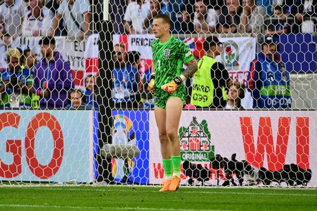 Jordan Pickford 1 England , England Switzerland, Football, UEFA Euro 2024, Quarter-finals, 06 07 2024 Düsseldorf North Rhine-Westphalia Germany Copyright: xkolbert-press MarcxNiemeyerx