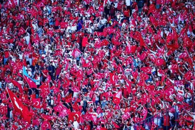 Fans of Turkey GER, Netherlands vs Turkey, European Football Championship, UEFA Euro 2024, quarter-finals, 06 07 2024 GER, Netherlands vs Turkey, European Football Championship, UEFA Euro 2024, quarter-finals, 06 07 2024 Berlin Copyright: xEibner-Pressefoto MarcelxvonxFehrnx EP_MFN