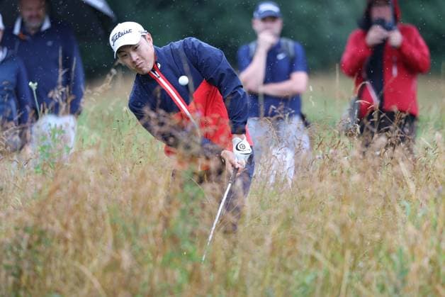 Jeong weon Ko FRA hits from the rough, BMW International Open 2024, Golf, DP World Tour, Men, Final, 07 07 2024 Moosinning Bavaria Germany Copyright: xkolbert-press ChristianxKolbertx