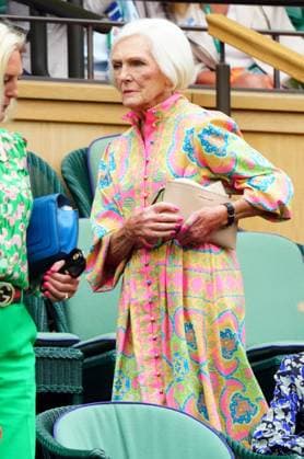 Mary Berry in the Royal Box on Centre Court Wimbledon Tennis Championships, Day 7, The All England Lawn Tennis and Croquet Club, London, UK - 07 Jul 2024  Copyright: xJavierxGarcia Shutterstockx 14575058g