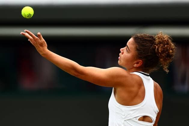 Jasmine Paolini during her fourth round match Wimbledon Tennis Championships, Day 7, The All England Lawn Tennis and Croquet Club, London, UK - 07 Jul 2024  Copyright: xJamesxMarsh Shutterstockx 14575060l