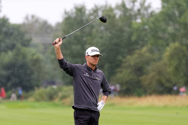 disappointment for Jeremy Paul GER , on the fairway, BMW International Open 2024, Golf, DP World Tour, Men, Final, 07 07 2024 Moosinning Bayern Germany Copyright: xkolbert-press ChristianxKolbertx