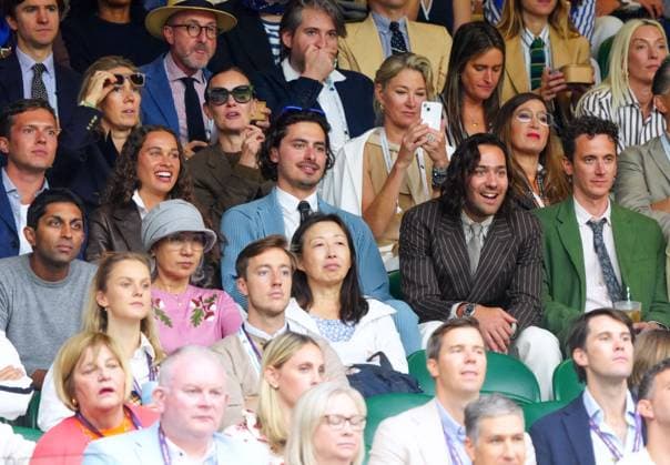 Maxim Baldry watching the action on Centre Court Wimbledon Tennis Championships, Day 7, The All England Lawn Tennis and Croquet Club, London, UK - 07 Jul 2024  Copyright: xJavierxGarcia Shutterstockx 14575058y