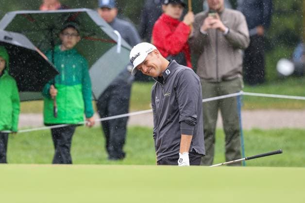 Jeremy Paul GER , hits from the bunker, sand, BMW International Open 2024, golf, DP World Tour, men, final, 07 07 2024 Moosinning Bavaria Germany Copyright: xkolbert-press ChristianxKolbertx