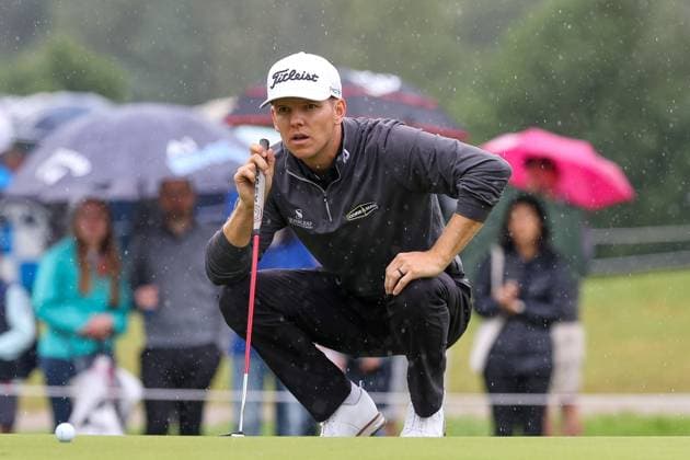 Jeremy Paul GER , reading the putting line, BMW International Open 2024, Golf, DP World Tour, Men, Final, 07 07 2024 Moosinning Bavaria Germany Copyright: xkolbert-press ChristianxKolbertx