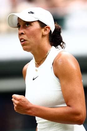 Madison Keys during her fourth round match Wimbledon Tennis Championships, Day 7, The All England Lawn Tennis and Croquet Club, London, UK - 07 Jul 2024  Copyright: xJamesxMarsh Shutterstockx 14575060ac