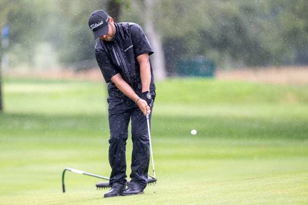 Jordan Smith putting on the green, BMW International Open 2024, Golf, 07 07 2024 Munich Bavaria Germany Copyright: xkolbert-press UlrichxGamelx