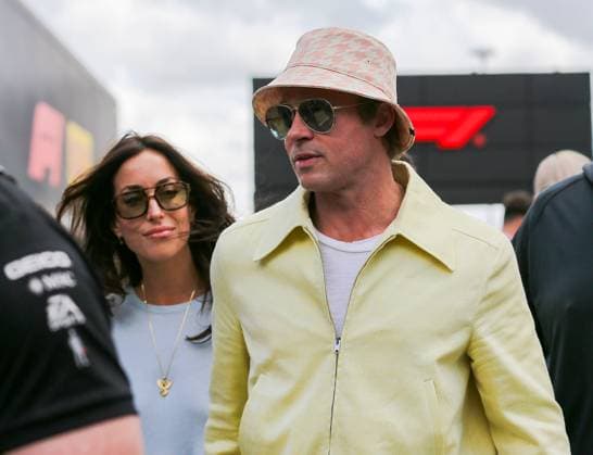 Formula One British Grand Prix Brad Pitt arrives with partner ahead of the Formula One Qatar Airways British Grand Prix at the Silverstone Circuit, Silverstone, England, United Kingdom on 7 July 2024 Editorial use only. All images are copyright Every Second Media Limited. No images may be reproduced without prior permission. Copyright: xIMAGO EveryxSecondxMediax ESM-1048-0007
