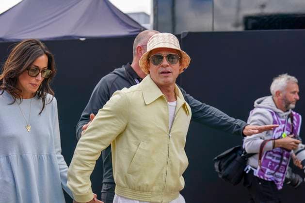 Formula One British Grand Prix Brad Pitt during the Formula One Qatar Airways British Grand Prix at the Silverstone Circuit, Silverstone, England, United Kingdom on 7 July 2024 Editorial use only. All images are copyright Every Second Media Limited. No images may be reproduced without prior permission. Copyright: xIMAGO EveryxSecondxMediax ESM-1049-0005