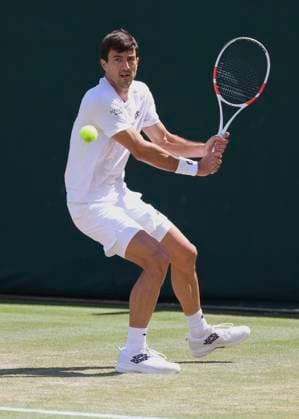 Sebastian Ofner Sam Weissborn, Mens Doubles Tennis Wimbledon 2021 Grand Slam ITF ATP WTA AELTC London Great Britain 7 July 2024 Copyright: xJuergenxHasenkopfx
