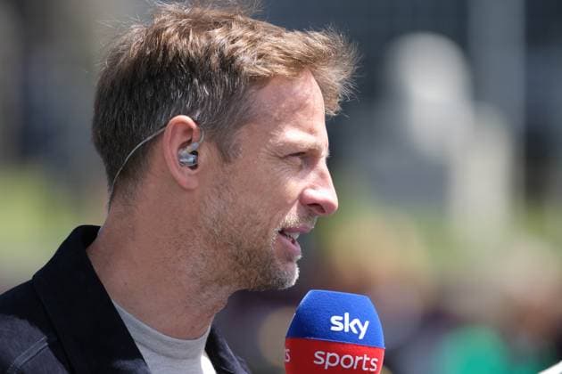 7th July 2024; Silverstone Circuit, Northamptonshire, England; Formula 1 2024 Qatar Airways British F1 Grand Prix; Race Day; F1 presenter Jenson Button before the drivers parade  ActionPlus12665593 PaulxBonser