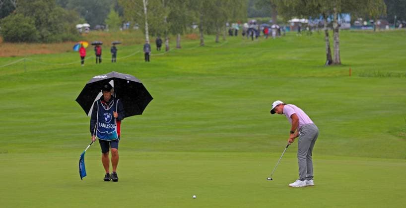 GOLF - BMW International Open 2024 MUNICH,GERMANY,07.JUL.24 - GOLF - DP World Tour, BMW International Open, GC Eichenried. Image shows David Micheluzzi (AUS).  GEPAxpictures xThomasxBachun