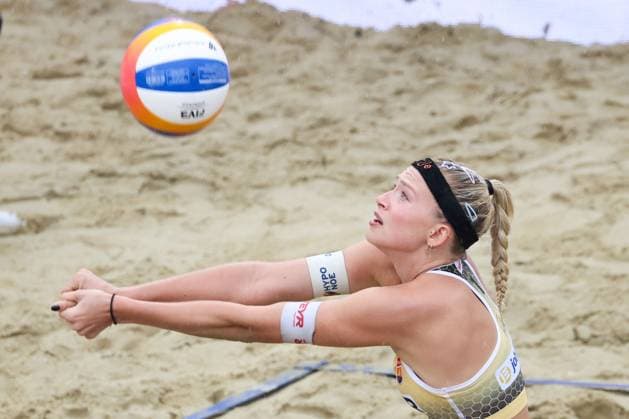 Beach volleyball, Beachvolleyball - Pro Beach Battle Masters SEEWALCHEN,AUSTRIA,07.JUL.24 - BEACH VOLLEYBALL - Beach Volleyball Tour PRO, Pro Beach Battle Masters Litzlberg. Image shows Lia Berger (AUT).  GEPAxpictures xMathiasxMandl
