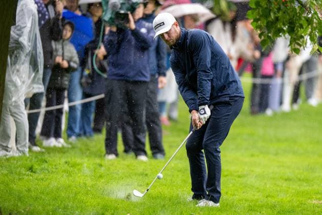 Jens Dantrop between the trees on the grass, BMW International Open 2024, Golf, 07 07 2024 Munich Bavaria Germany Copyright: xkolbert-press UlrichxGamelx