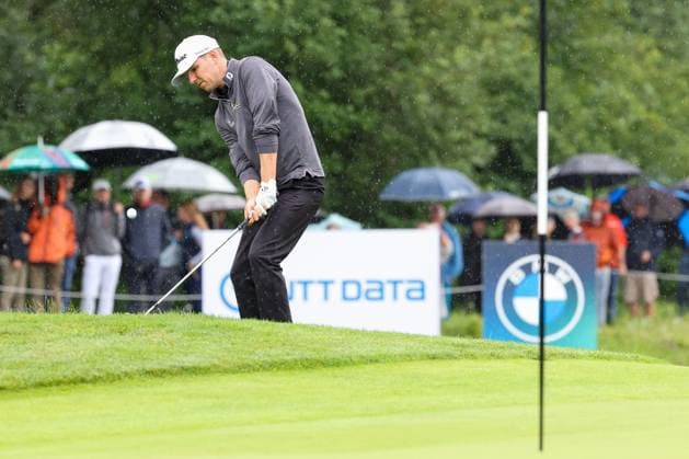 Jeremy Paul GER , at the chip on the green, BMW International Open 2024, Golf, DP World Tour, Men, Final, 07 07 2024 Moosinning Bavaria Germany Copyright: xkolbert-press ChristianxKolbertx
