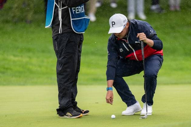 Ewen Ferguson on the green, BMW International Open 2024, Golf, 07 07 2024 Munich Bavaria Germany Copyright: xkolbert-press UlrichxGamelx