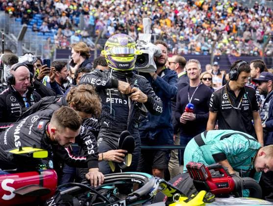 SILVERSTONE - Lewis Hamilton (Mercedes) prior to the British Grand Prix. ANP SANDER KONING xVIxANPxSportx xxANPxIVx 502983861 originalFilename: 502983861.jpg