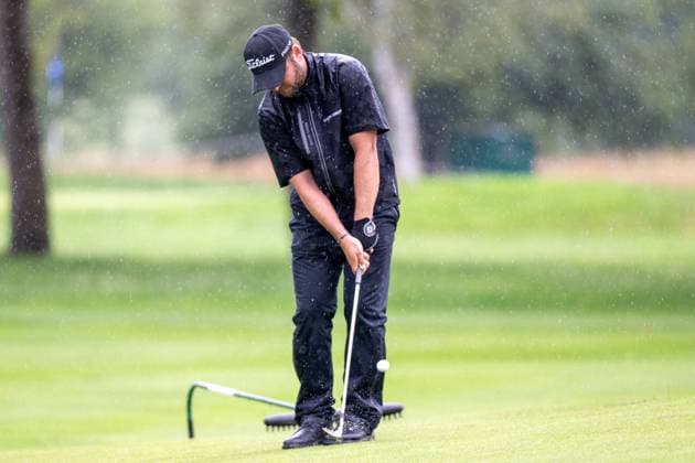 Jordan Smith putting on the green, BMW International Open 2024, Golf, 07 07 2024 Munich Bavaria Germany Copyright: xkolbert-press UlrichxGamelx