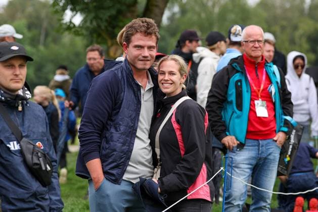 Ben Scherer Augsburger Allgemeine with girlfriend, BMW International Open 2024, Golf, DP World Tour, Men, Final, 07 07 2024 Moosinning Bavaria Germany Copyright: xkolbert-press ChristianxKolbertx