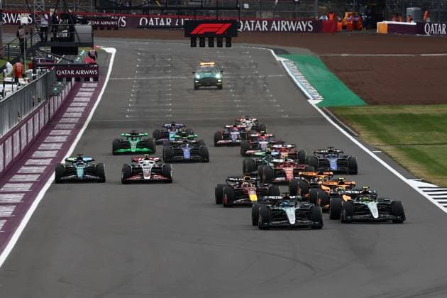 F1 British Grand Prix 2024 Start of the Formula 1 British Grand Prix at Silverstone Circuit in Northampton, Great Britain on July 7, 2024. Northampton United Kingdom  Copyright: xJakubxPorzyckix originalFilename:porzycki-f1britis240707_npkwl.jpg