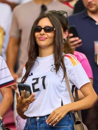 Sara Arfaoui wife of Ilkay Gündogan, DFB 21 in the quarter final match GERMANY - SPAIN 1-2 n.V. of the UEFA European Championships 2024 on Jul 5, 2024 in Stuttgart, Germany.