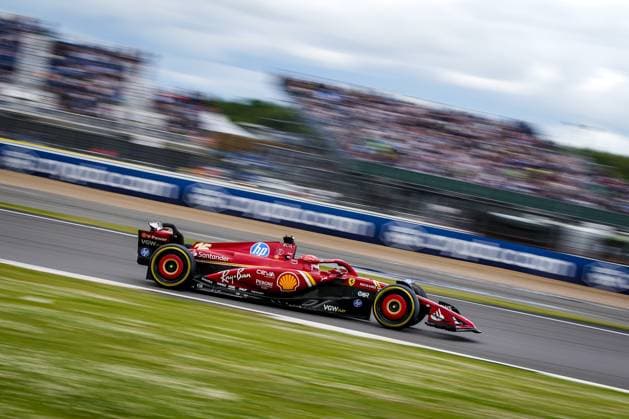 SILVERSTONE - Charles Leclerc (Ferrari) in action during the British Grand Prix. ANP SANDER KONING xVIxANPxSportx xxANPxIVx 502990248 originalFilename: 502990248.jpg