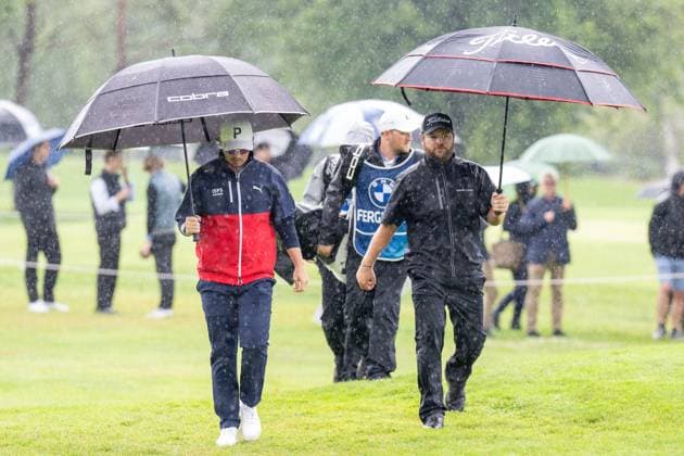 Ewen Fergoson and Jordan Smith tee off 3, BMW International Open 2024, Golf, 07 07 2024 Munich Bavaria Germany Copyright: xkolbert-press UlrichxGamelx