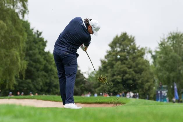 Ewen Ferguson SCO on the fairway, BMW International Open 2024, Golf, DP World Tour, Men, Final, 07 07 2024 Moosinning Bavaria Germany Copyright: xkolbert-press ChristianxKolbertx